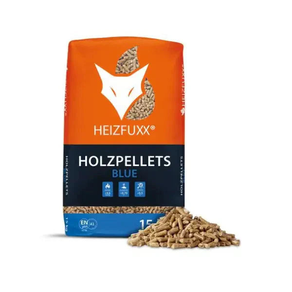 4,6 kWh/kg, Heizfuxx Holzpellets ENplus A1 Blue – 975 kg (65×15 kg), Nadelholz